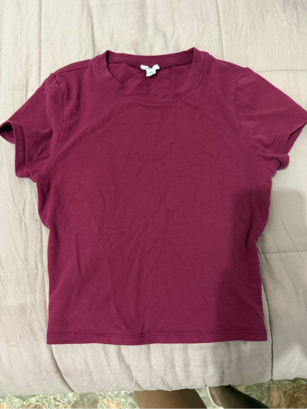 Garage crop tee
